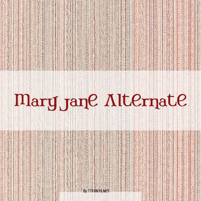 Mary Jane Alternate example
